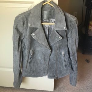 BLANK NYC suede moto jacket